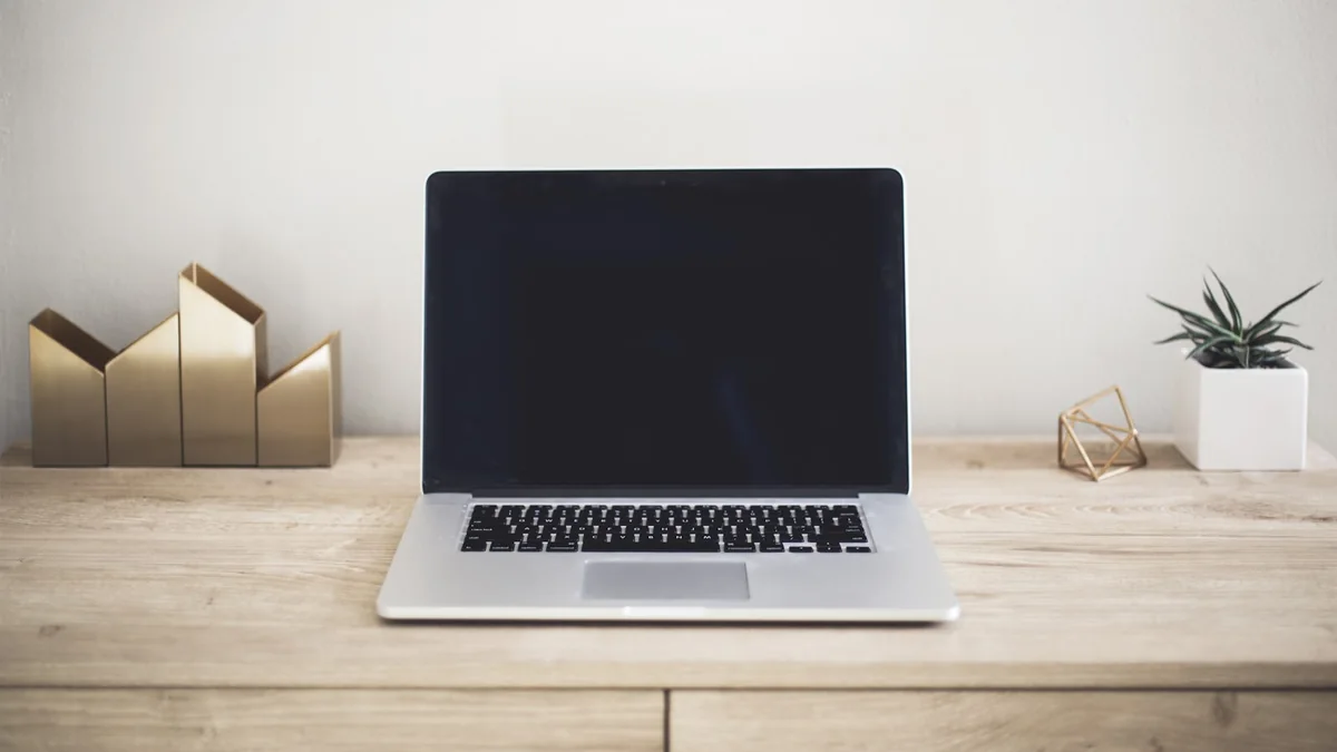 A Calm Home Office Setup for Multipurpose Rooms lifestyle photograph