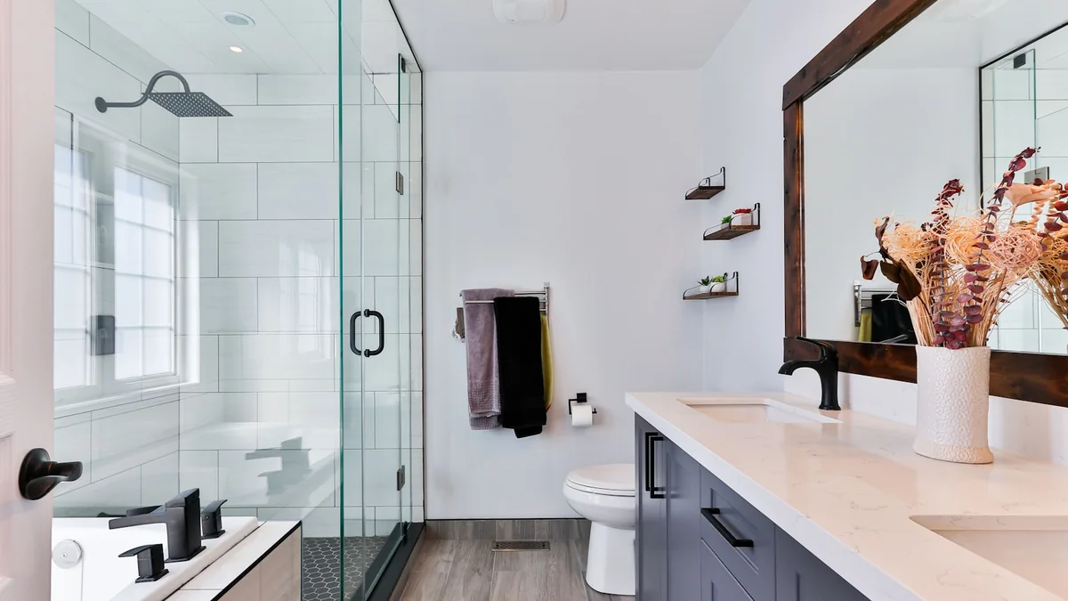 Toiletry Bags for Shared Bathrooms and Early Departures lifestyle photograph